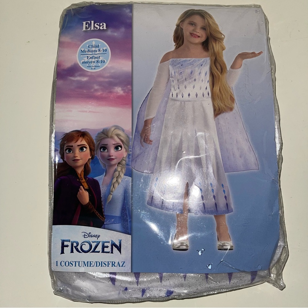 Disney Frozen Elsa Dress - White and Blue